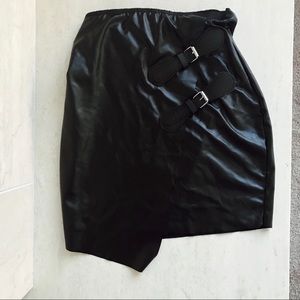 Black skirt from boohoo.